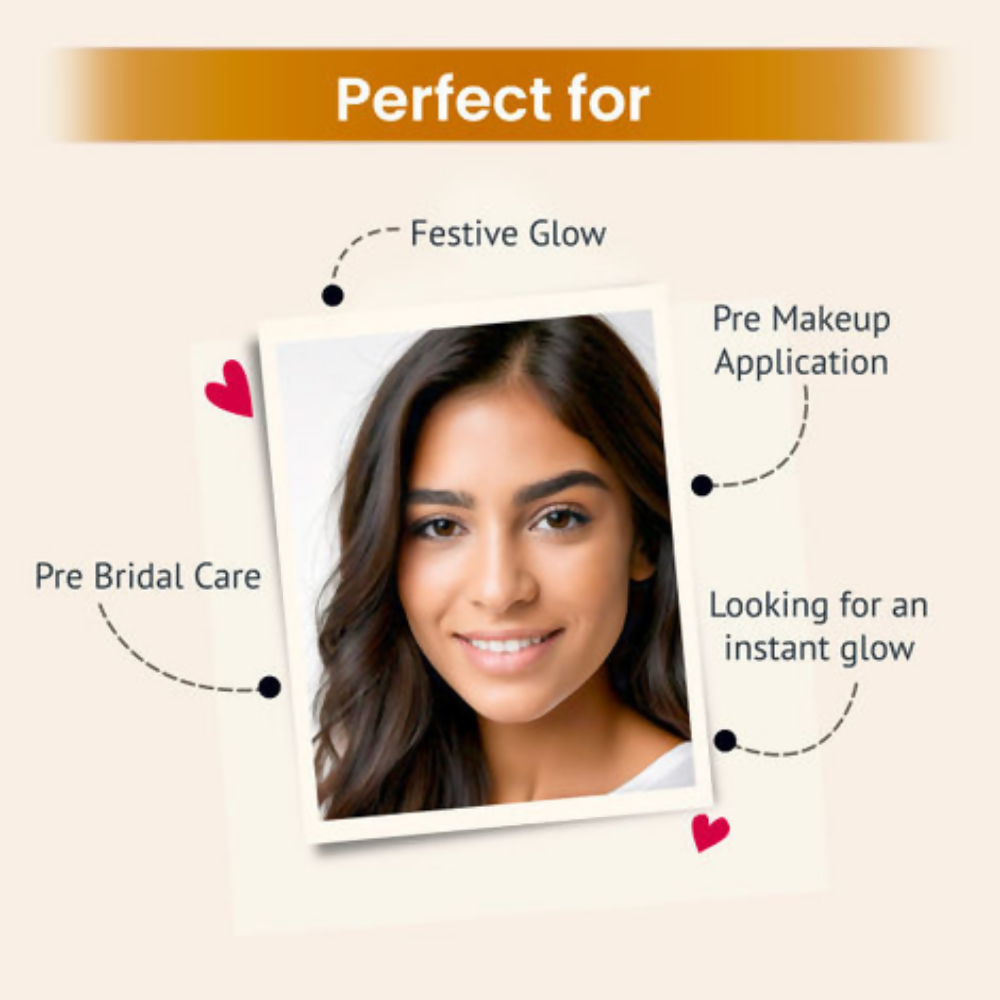 Alps Goodness Gold Glow Facial Kit - Saffron