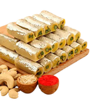 Ganesha Minimal Style Rakhi And Kaju Rolls Box - Distacart