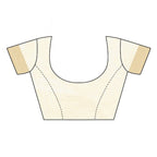 Vamika Cotton Polyester Silk Weaving Cream Blouse