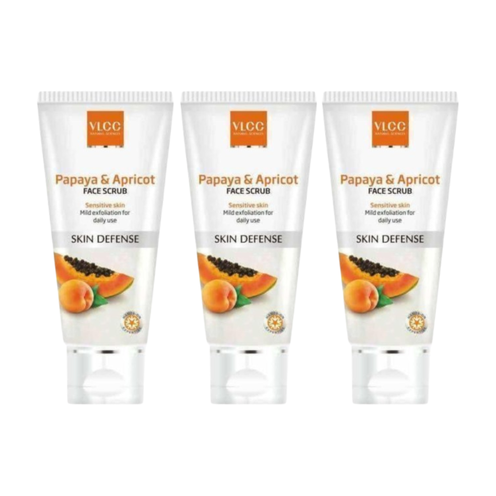 VLCC Papaya & Apricot Scrub - Distacart