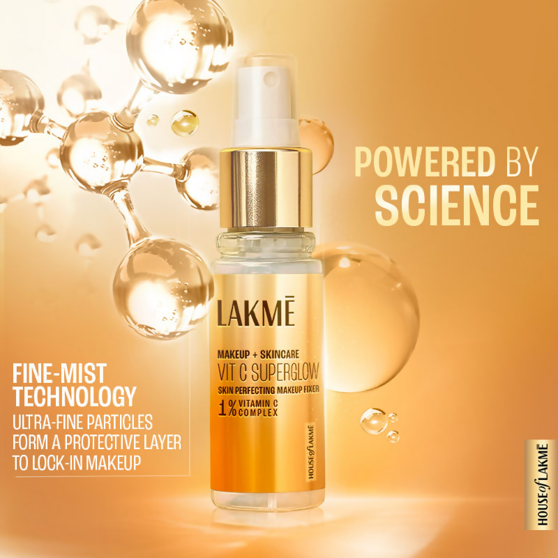 Lakme Vitamin C Superglow Skin Perfecting Makeup Fixer - Distacart