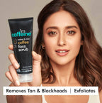 mCaffeine Naked & Raw Coffee Face Scrub with Walnut for Fresh Glow - Distacart