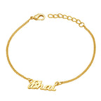 trueBrowns X Voylla Gold-Toned 'Bhai' Bracelet Rakhi With Roli Chaawal Pack - Distacart