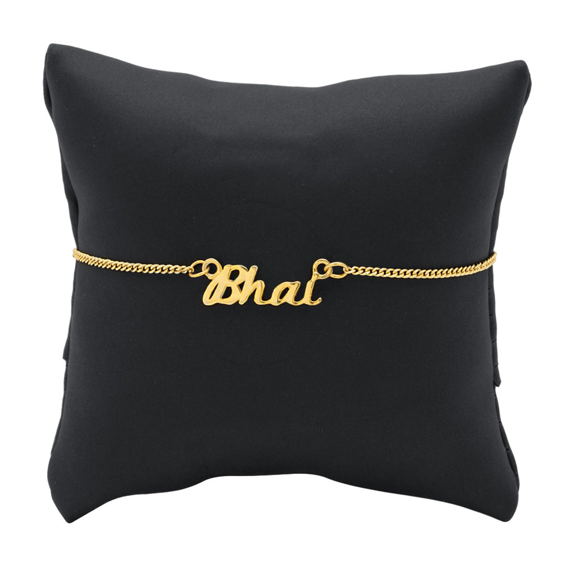 trueBrowns X Voylla Gold-Toned 'Bhai' Bracelet Rakhi With Roli Chaawal Pack - Distacart