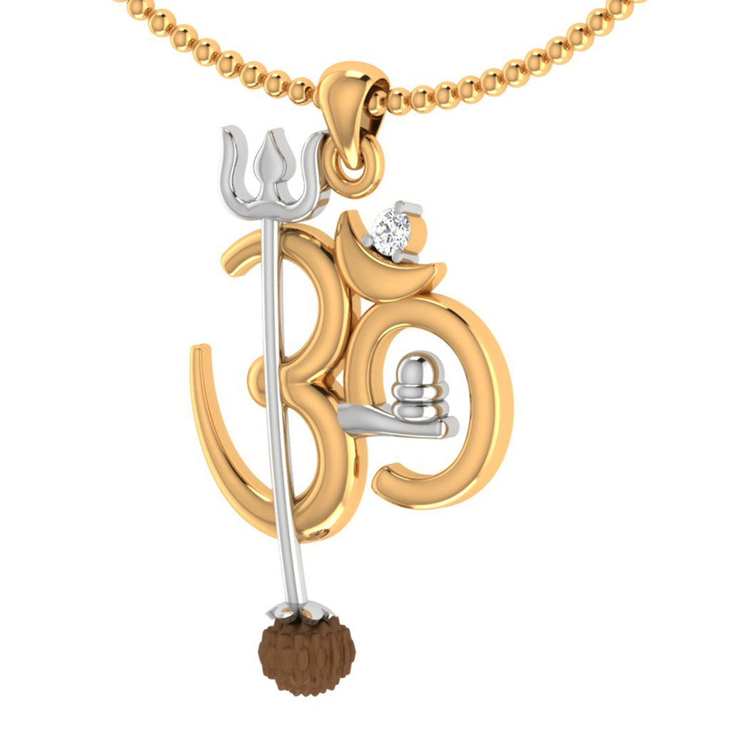 trueBrowns X Voylla OM' Design with Rudraksh Rakhi-Pendant - Distacart