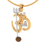 trueBrowns X Voylla OM' Design with Rudraksh Rakhi-Pendant - Distacart