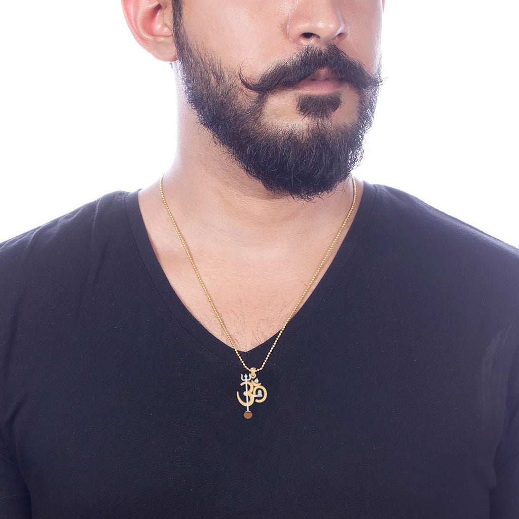 trueBrowns X Voylla OM' Design with Rudraksh Rakhi-Pendant - Distacart