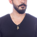 trueBrowns X Voylla OM' Design with Rudraksh Rakhi-Pendant - Distacart