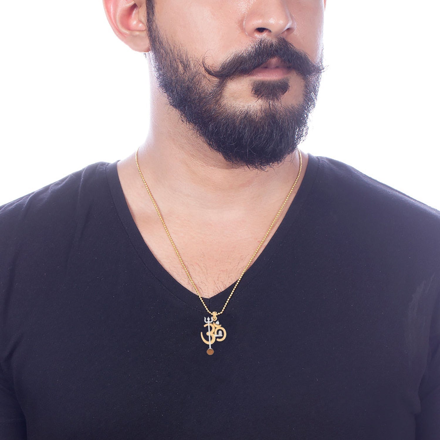 trueBrowns X Voylla OM' Design with Rudraksh Rakhi-Pendant - Distacart