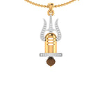 trueBrowns X Voylla Trishul with Rudraksh Rakhi-Pendant - Distacart