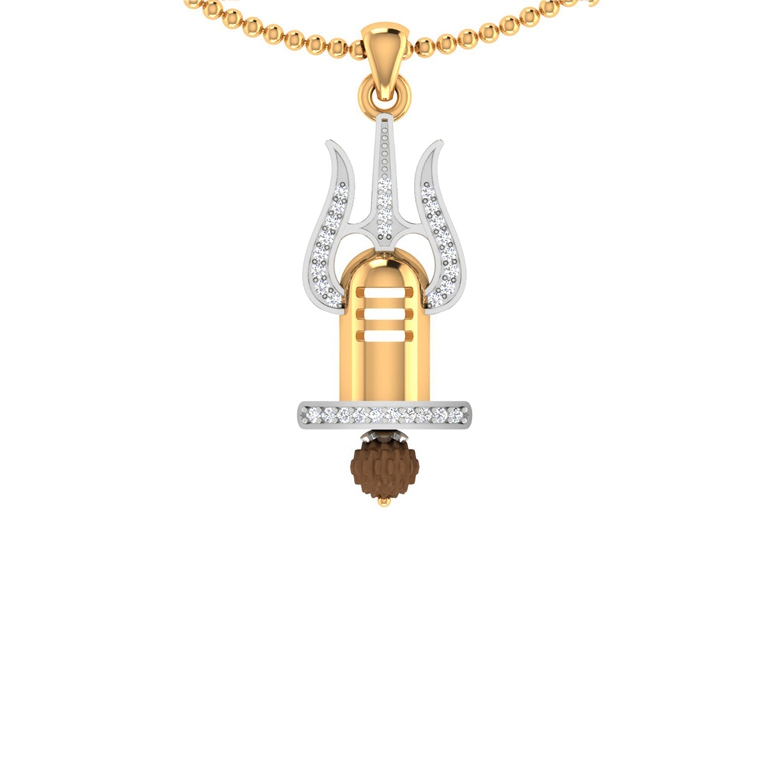 trueBrowns X Voylla Trishul with Rudraksh Rakhi-Pendant - Distacart