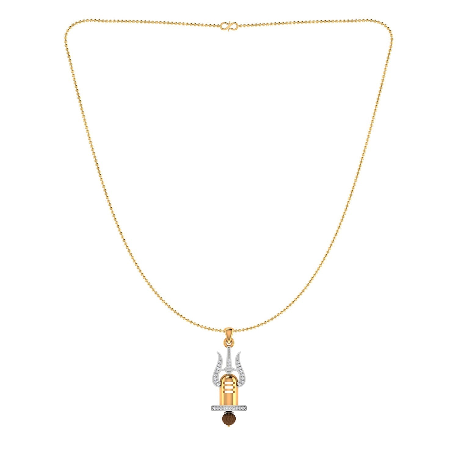 trueBrowns X Voylla Trishul with Rudraksh Rakhi-Pendant - Distacart