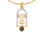 trueBrowns X Voylla CZ Studded Trushul Rakhi-Pendant - Distacart