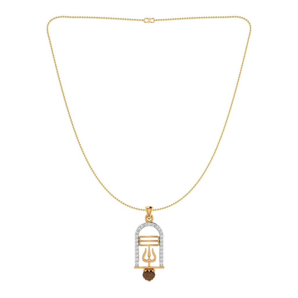 trueBrowns X Voylla CZ Studded Trushul Rakhi-Pendant - Distacart
