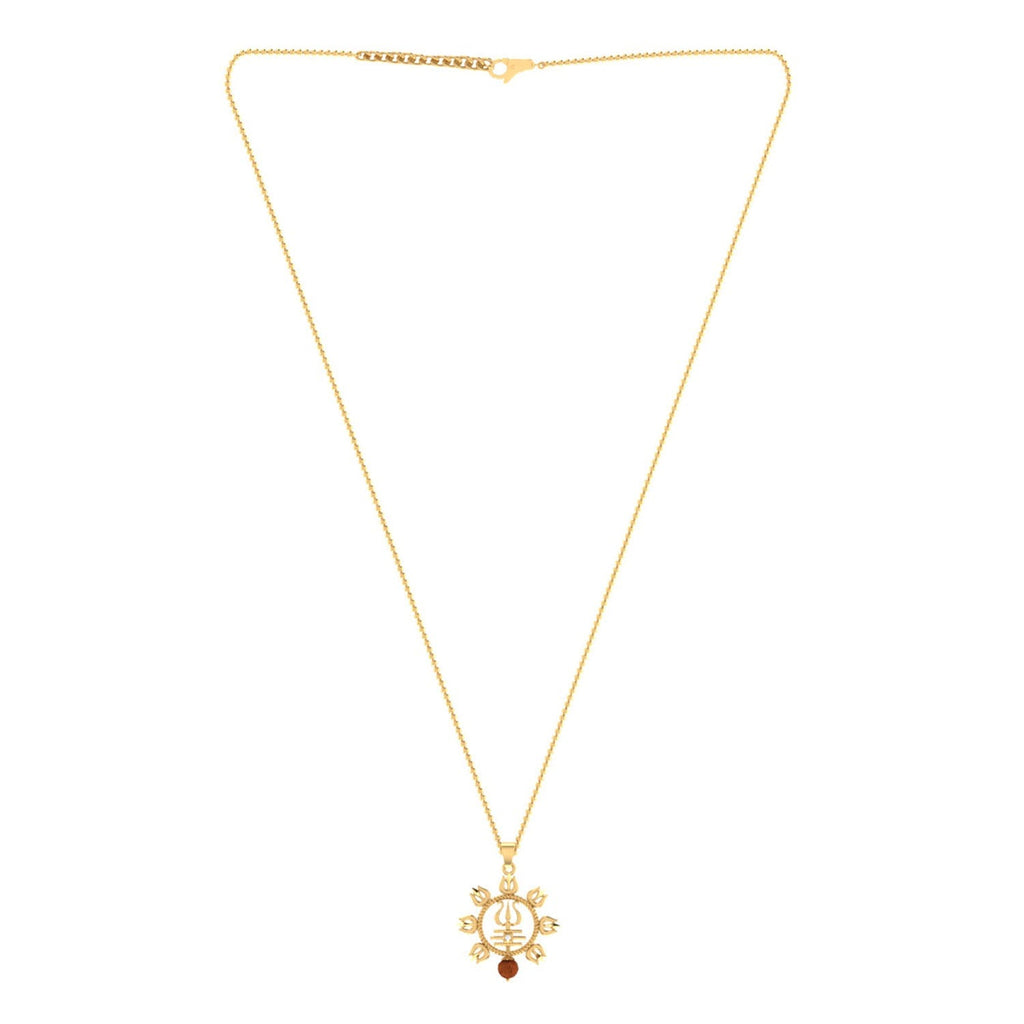 trueBrowns X Voylla Rudraksha Studded Trishul Rakhi-Pendant - Distacart