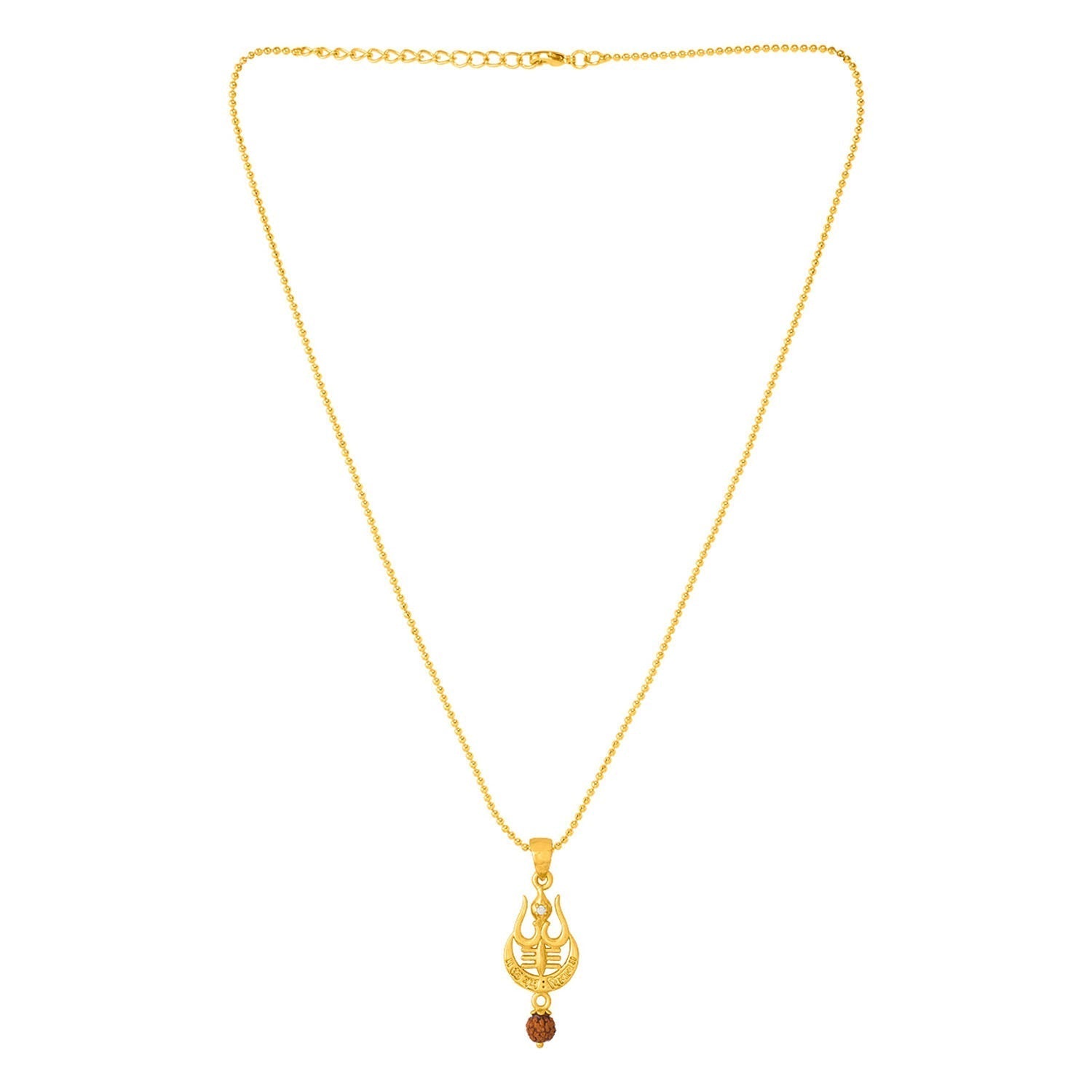 trueBrowns X Voylla Rudraksha Studded Trishul Rakhi-Pendant - Distacart