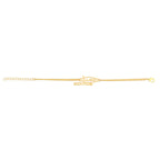 trueBrowns X Voylla Hello Brother Gold-Polished Stylish Bracelet Rakhi - Distacart