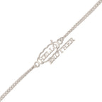 trueBrowns X Voylla Stylish Hello Brother Silver Tone Bracelet Rakhi - Distacart