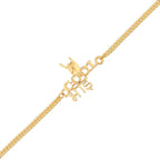 trueBrowns Gold Tone Cool Bhai Bracelet Style Rakhi - Distacart