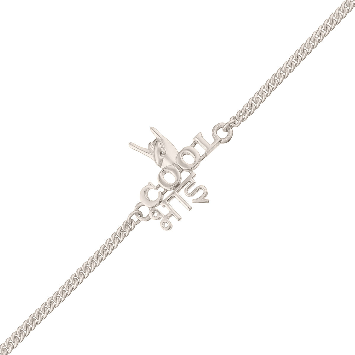 trueBrowns Cool Bhai Silver Tone Rakhi - Distacart