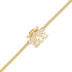 trueBrowns Bhai Gold Tone Bracelet Style Rakhi - Distacart