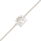 trueBrowns Exclusive Silver Plated BHAI Bracelet Style Rakhi - Distacart