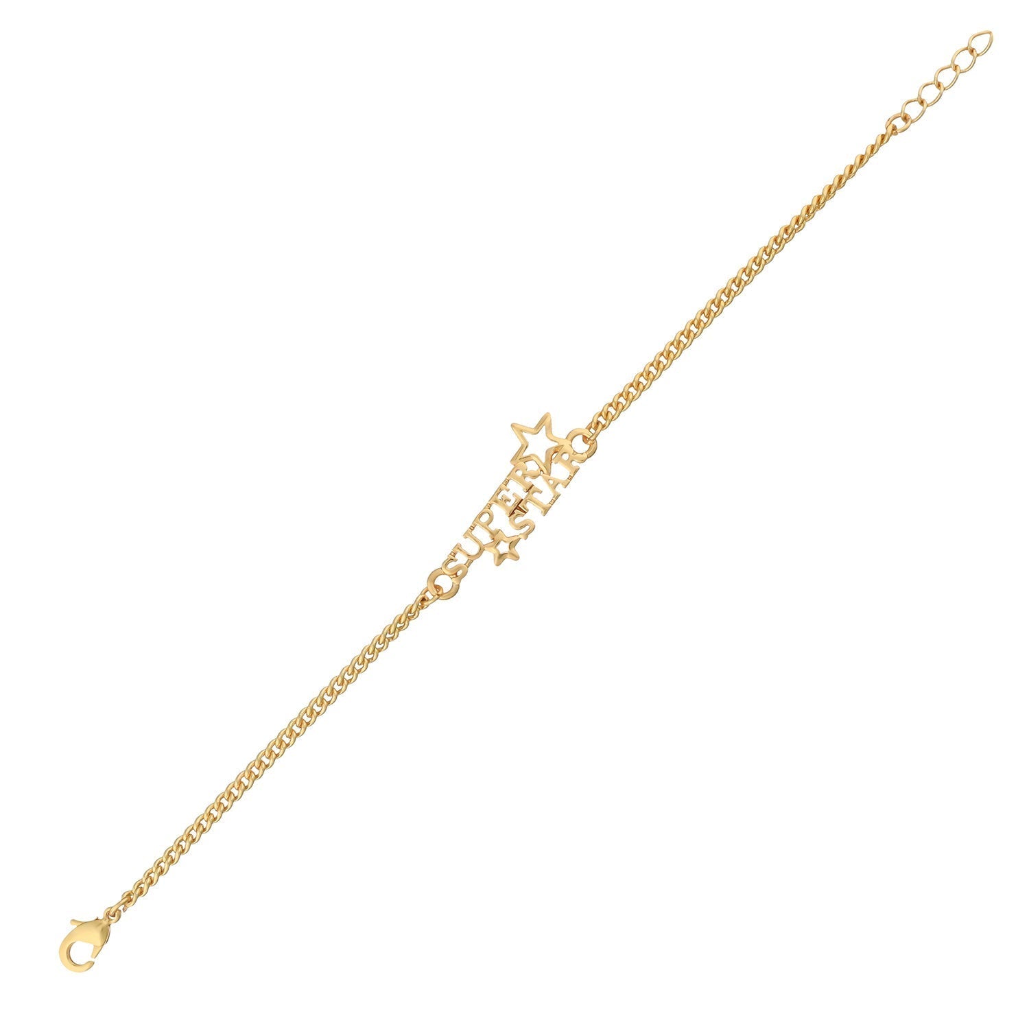 trueBrowns X Voylla Super Star Gold Tone Bracelet Style Rakhi - Distacart