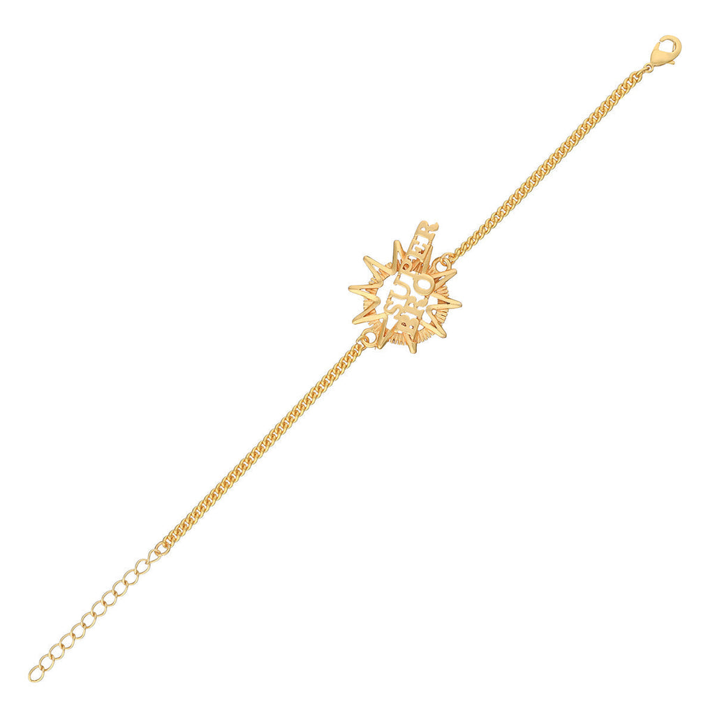 trueBrowns X Voylla Super Bro Fabulous Gold Tone Rakhi - Distacart