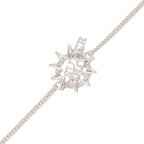 trueBrowns X Voylla Stylish Super Bro Silver Plated Bracelet Rakhi - Distacart