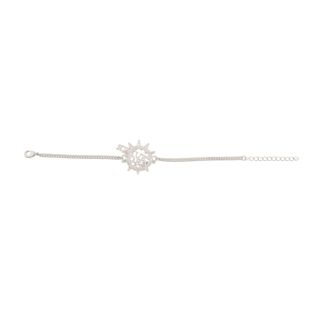 trueBrowns X Voylla Stylish Super Bro Silver Plated Bracelet Rakhi - Distacart