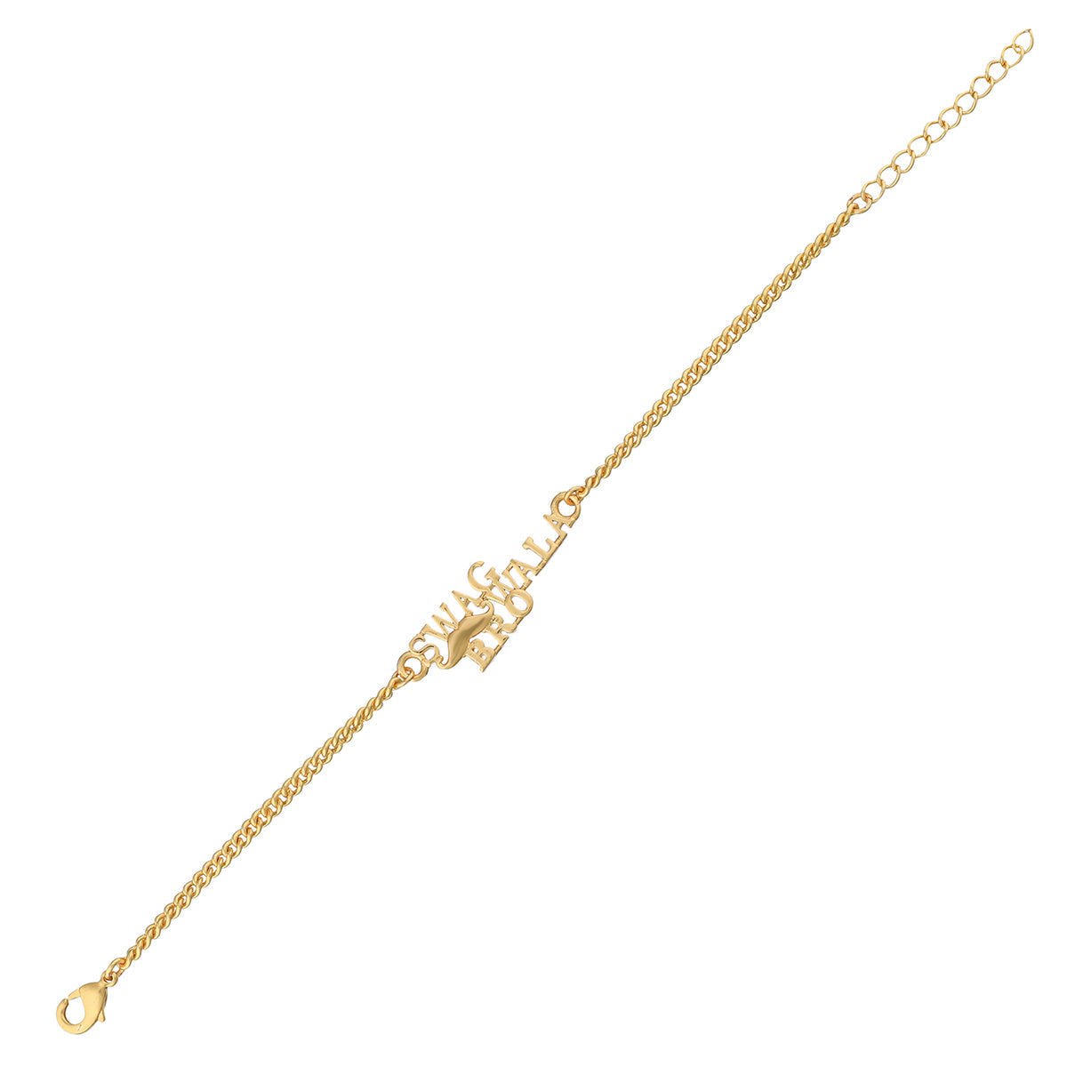 trueBrowns X Voylla Swag Wala Bro Gold Tone Bracelet Style Rakhi - Distacart
