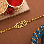 trueBrowns Cool Bhai Gold Tone Bracelet Style Rakhi - Distacart