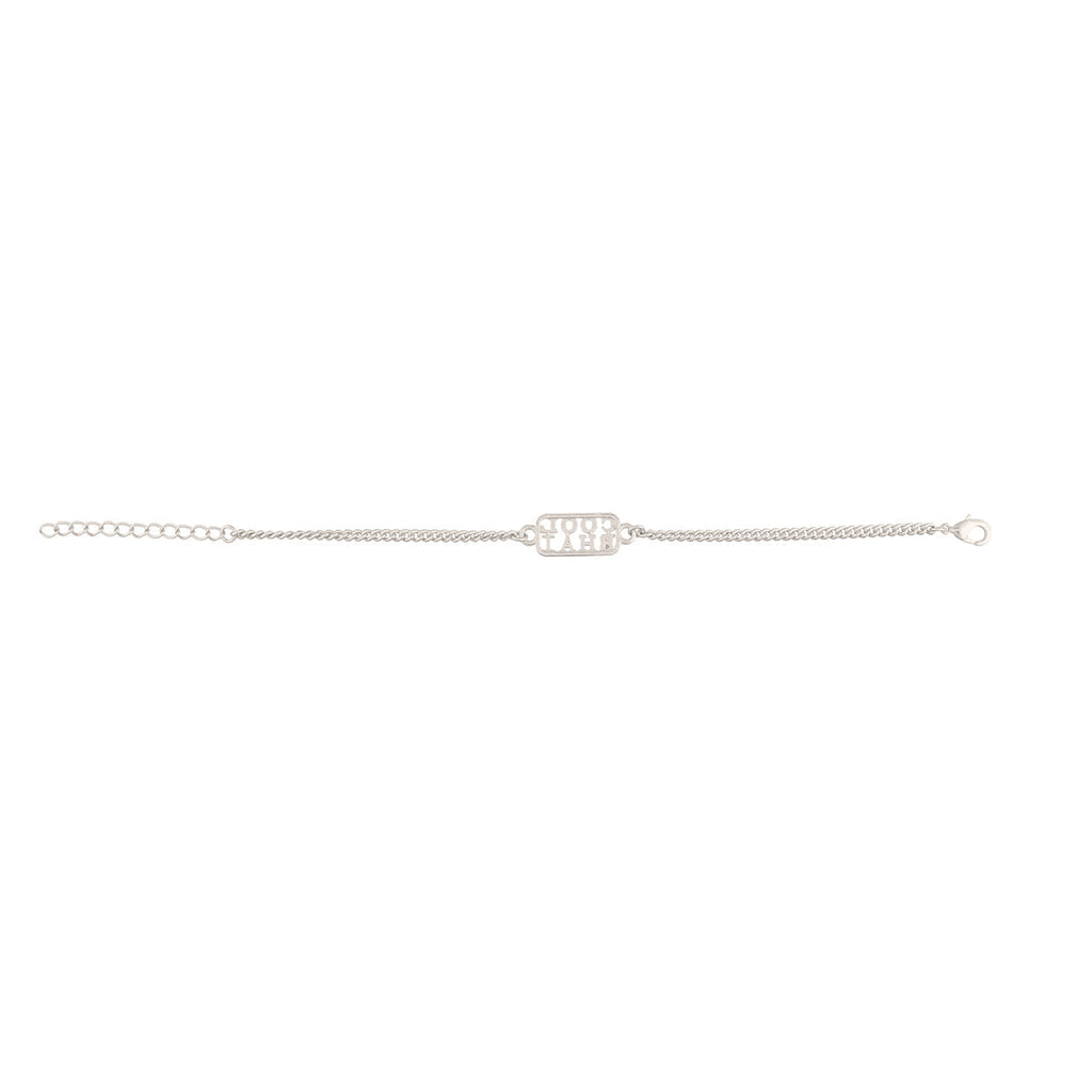 trueBrowns Silver Tone Cool Bhai Bracelet Style Rakhi - Distacart