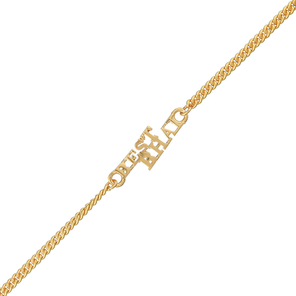 trueBrowns Best Bhai Gold Tone Bracelet Style Rakhi - Distacart