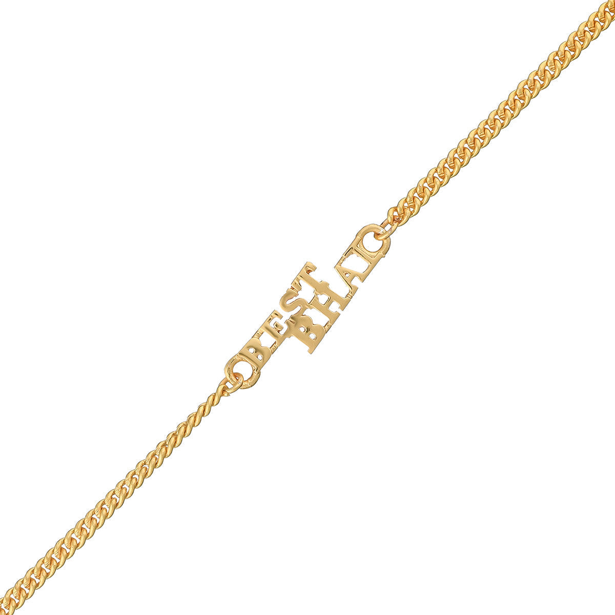 trueBrowns Best Bhai Gold Tone Bracelet Style Rakhi - Distacart
