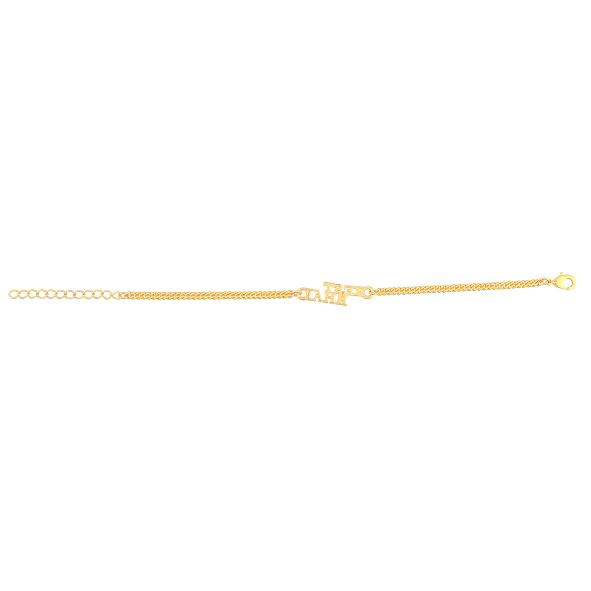 trueBrowns Best Bhai Gold Tone Bracelet Style Rakhi - Distacart