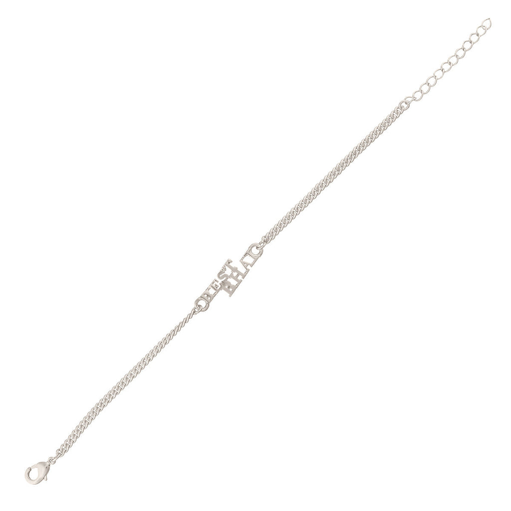 trueBrowns Silver Tone Best Bhai Bracelet Style Rakhi - Distacart
