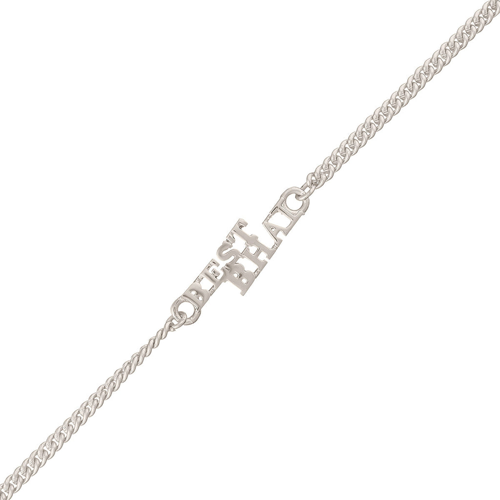 trueBrowns Silver Tone Best Bhai Bracelet Style Rakhi - Distacart
