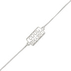 trueBrowns Designer Silver Tone Cool Bhabhi Bracelet Style Rakhi - Distacart