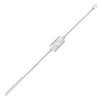 trueBrowns Designer Silver Tone Cool Bhabhi Bracelet Style Rakhi - Distacart