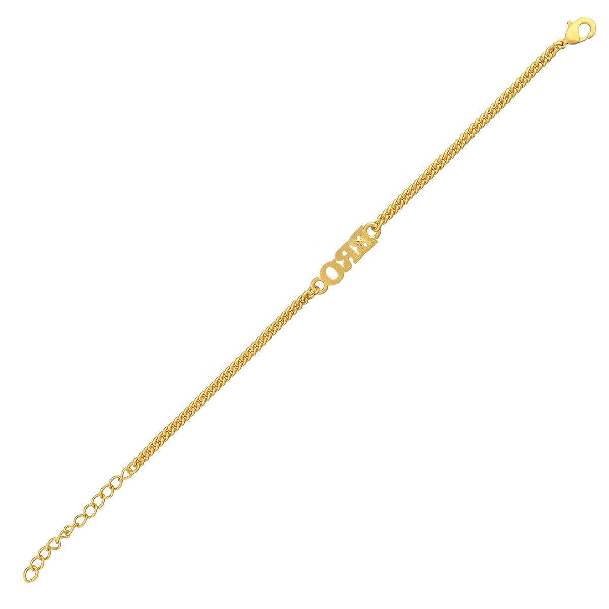 trueBrowns Gold Tone Fashionable BRO Rakhi - Distacart