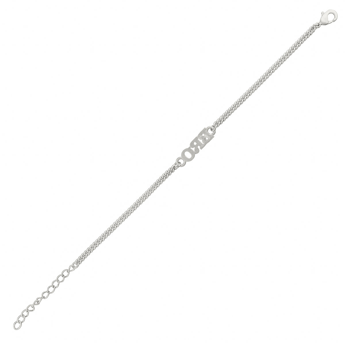 trueBrowns Silver Tone Fashionable BRO Bracelet Rakhi - Distacart