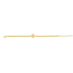 trueBrowns Yellow Gold-Polished Trishul Bracelet Rakhi - Distacart