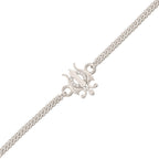 trueBrowns Trishul Silver Tone Bracelet Rakhi - Distacart