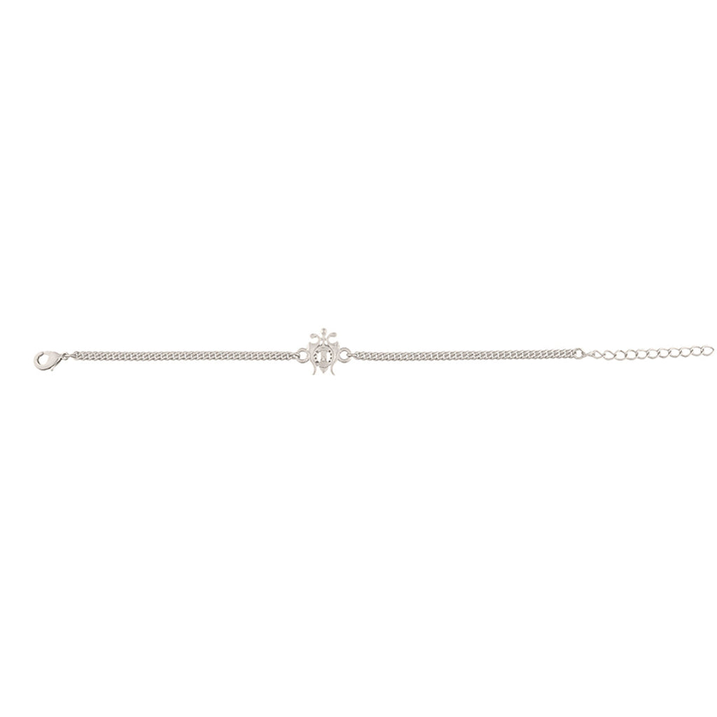 trueBrowns Trishul Silver Tone Bracelet Rakhi - Distacart
