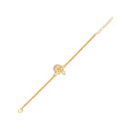 trueBrowns Gold Tone Ganesha Bracelet Style Rakhi - Distacart