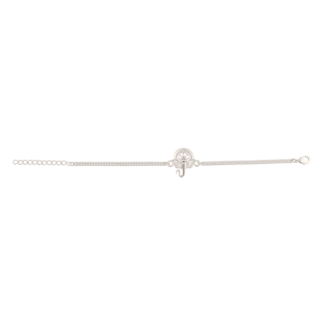 trueBrowns Silver Tone Ganesha Bracelet Rakhi - Distacart
