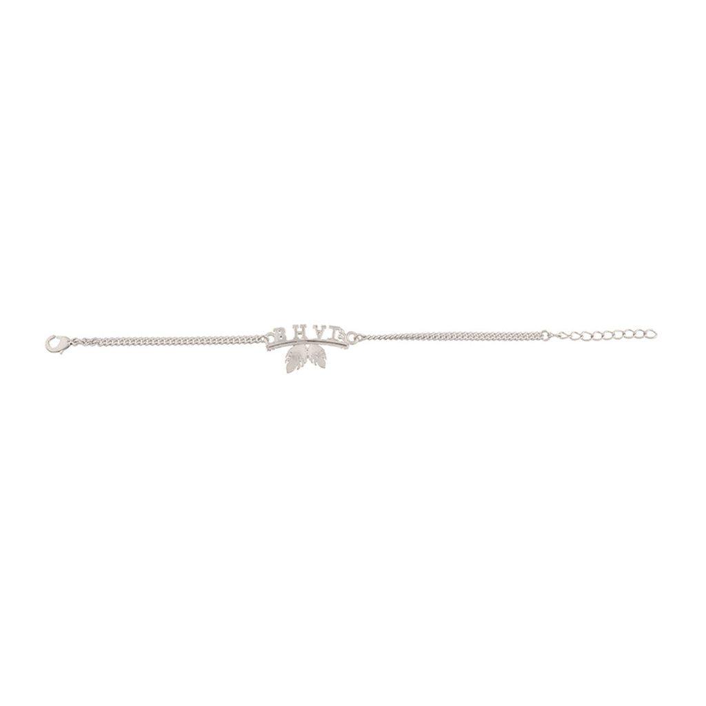 trueBrowns Peacock Feather Motif Silver Plated Bhai Bracelet Rakhi - Distacart