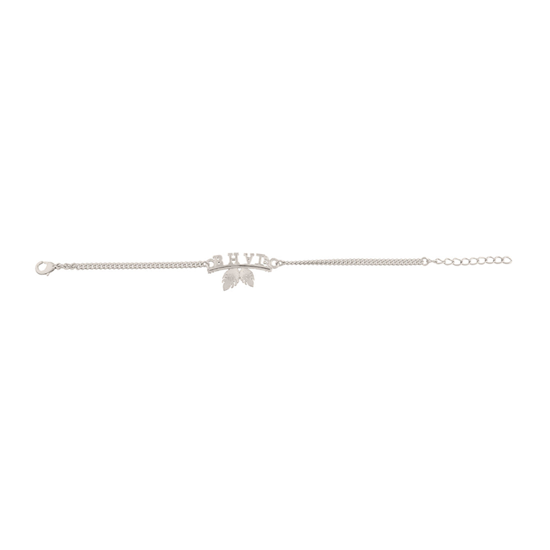 trueBrowns Peacock Feather Motif Silver Plated Bhai Bracelet Rakhi - Distacart