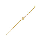 trueBrowns Auspicious Swastik Gold-Polished Bracelet Style Rakhi - Distacart